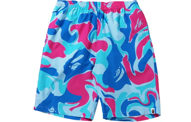

Повседневные шорты мужские синие A Bathing Ape, синий