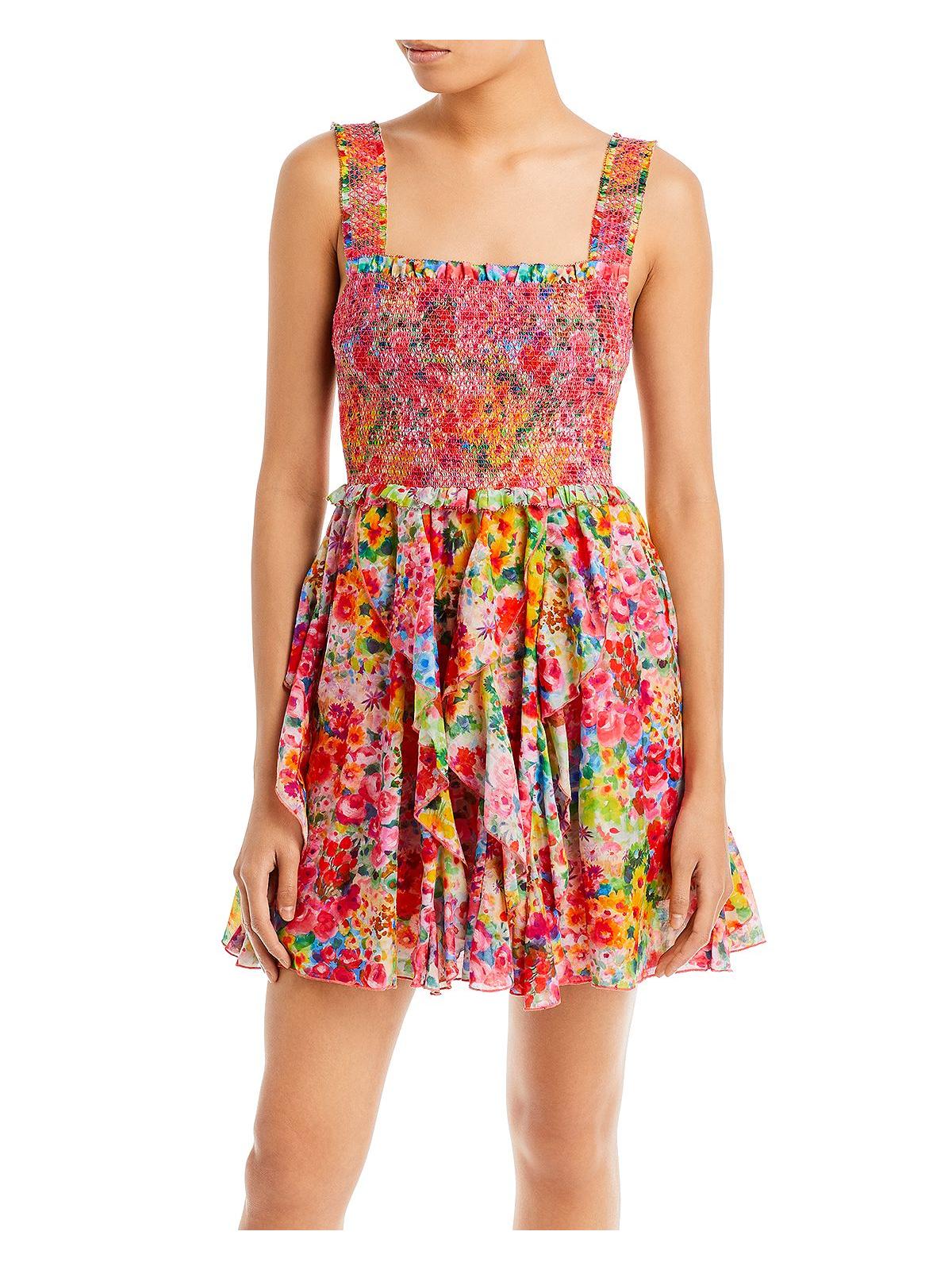 

Женский цветочный миди-сарафан Alice and Olivia, цвет garden floral