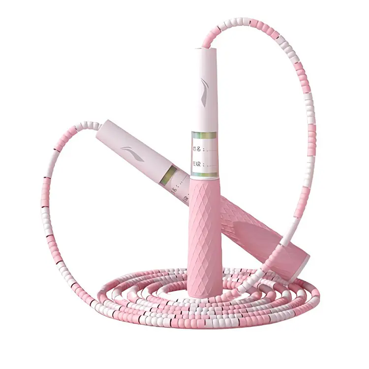 

Развлекательная скакалка для детей casual entertainment dty+pvc шнур pp силиконовые ручки длина шнура 2,8 м LINING, розовый