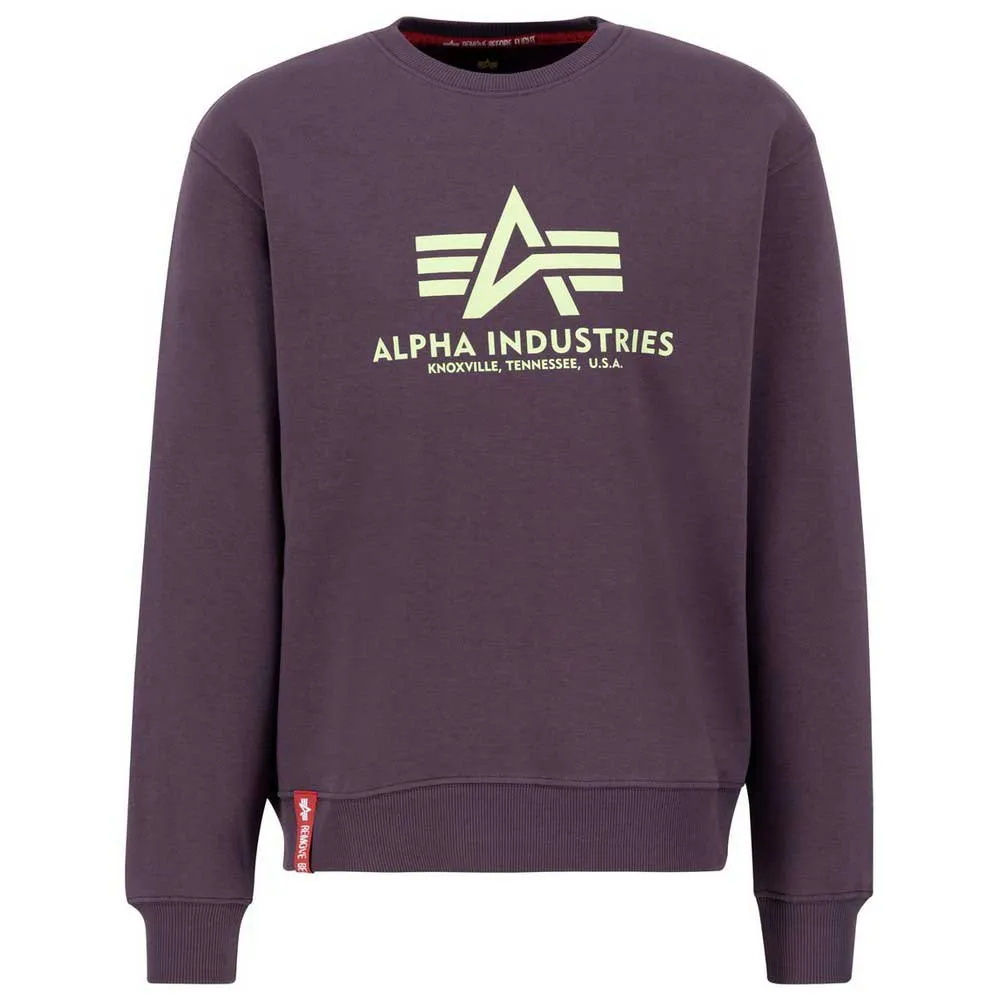 

Толстовка Alpha Industries Basic, фиолетовый