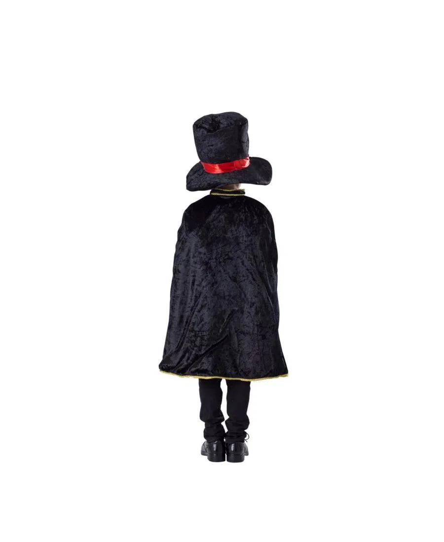 Детский костюм фокусника из черного бархата Dress Up America — фото 2