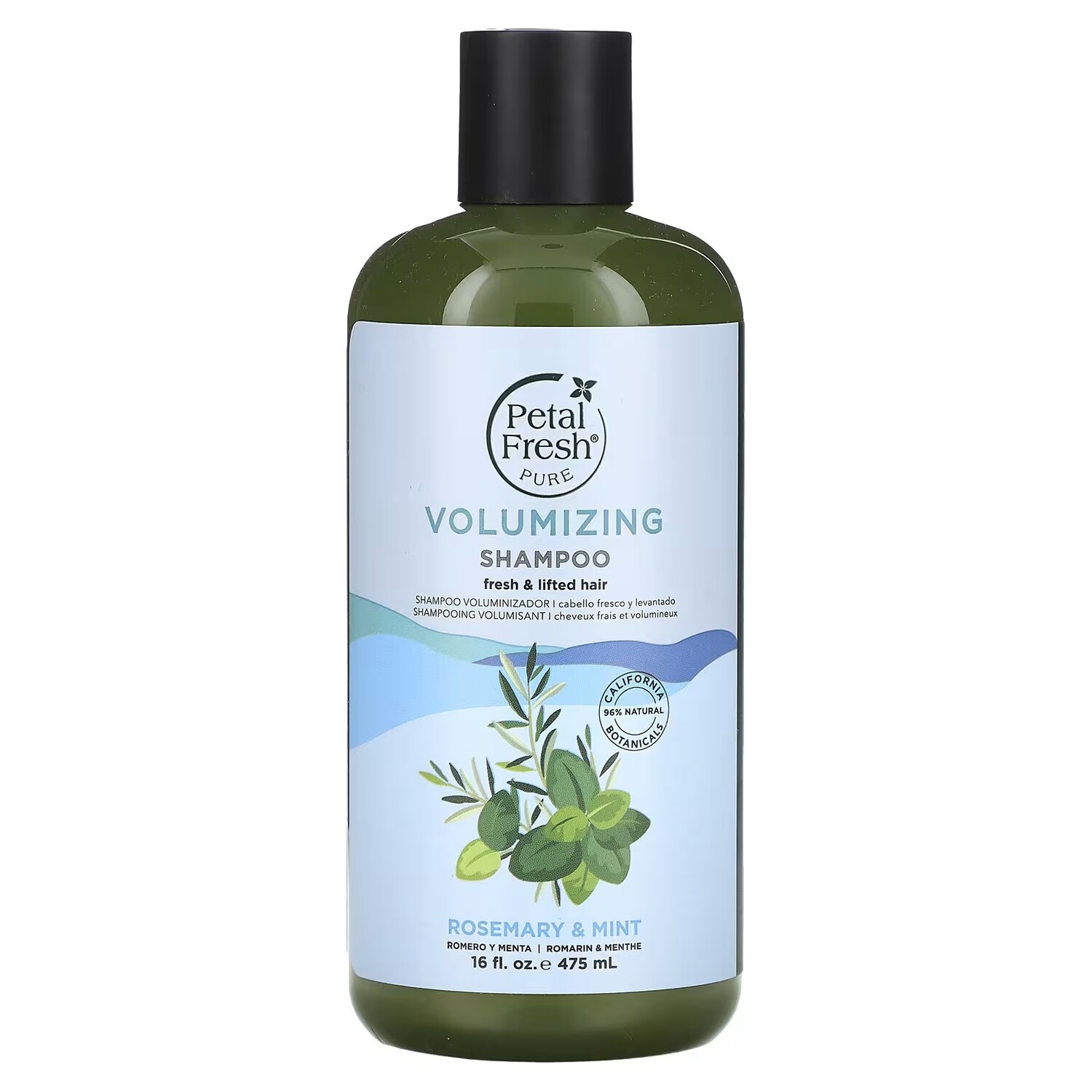 

Шампунь для объема Petal Fresh с розмарином и мятой, 475 мл