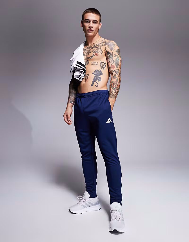 

Брюки adidas Football Entrada 22 темно-синего цвета Adidas Performance