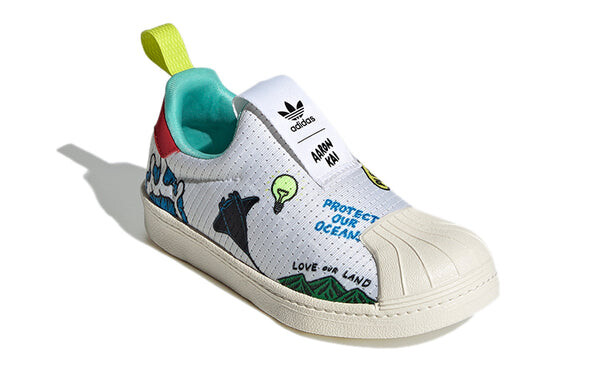 Кроссовки aaron kai x superstar 360 primeblue j Adidas, белый — фото 3