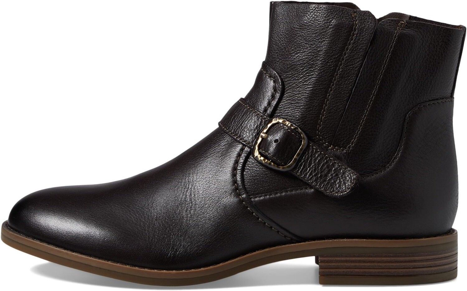 Женские ботинки Clarks Camzin Loop с круглым носом, темно-коричневый — фото 4