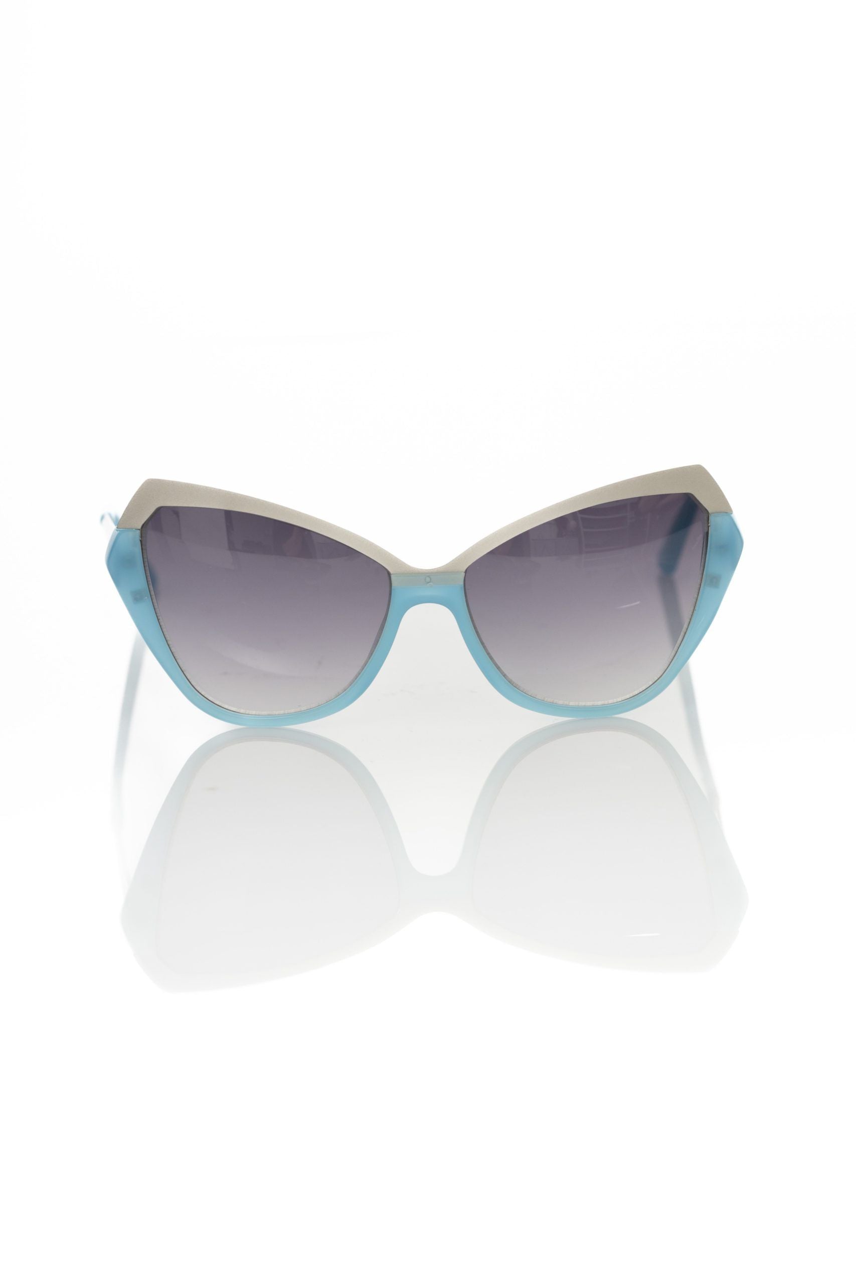 

Солнцезащитные очки Frankie Morello Chic Cat Eye с металлическими вставками для женщин, светло-голубой