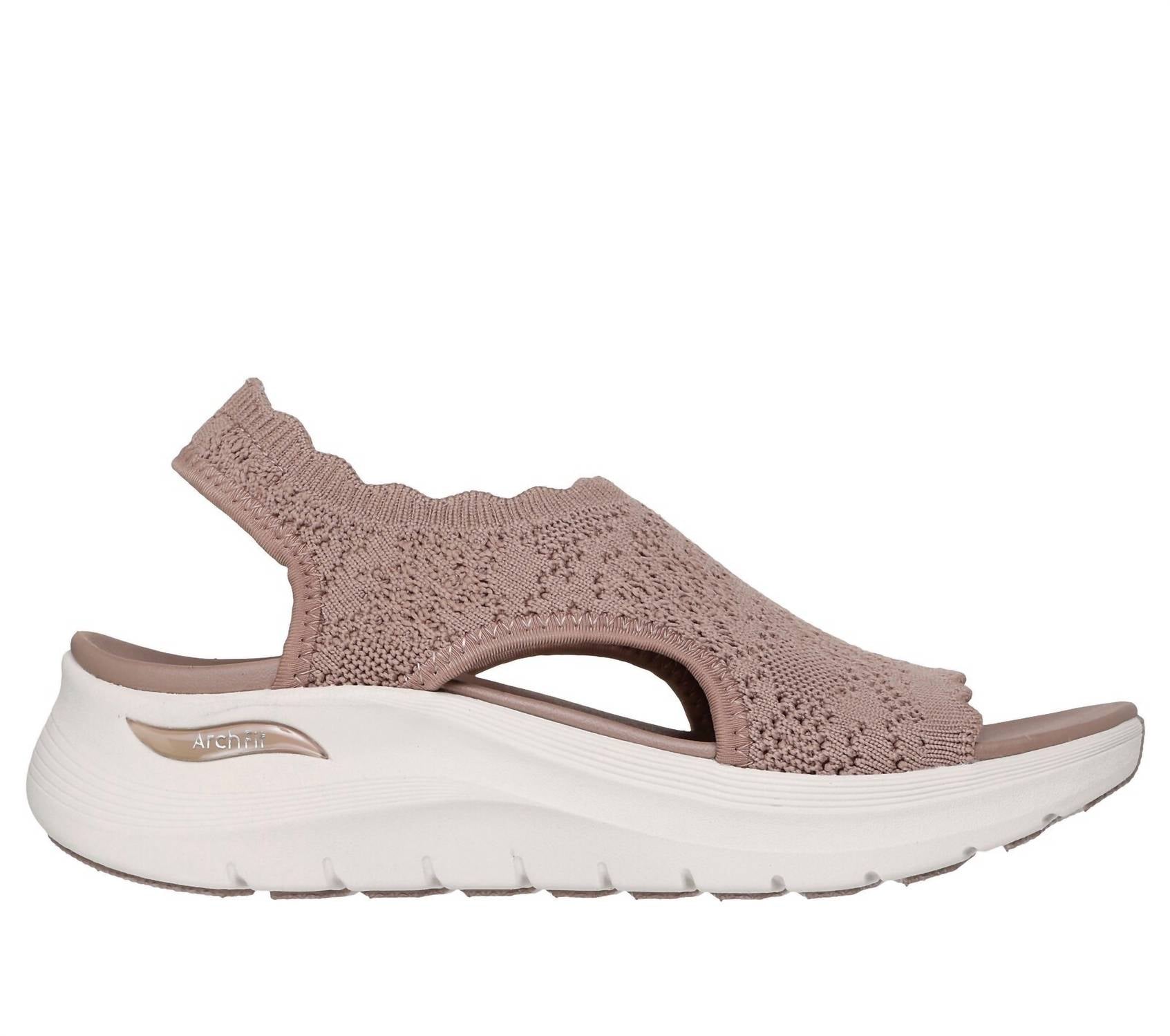 Женские сандалии Arch Fit Flawless Choice в цвете мокко Skechers, мокко — фото 3