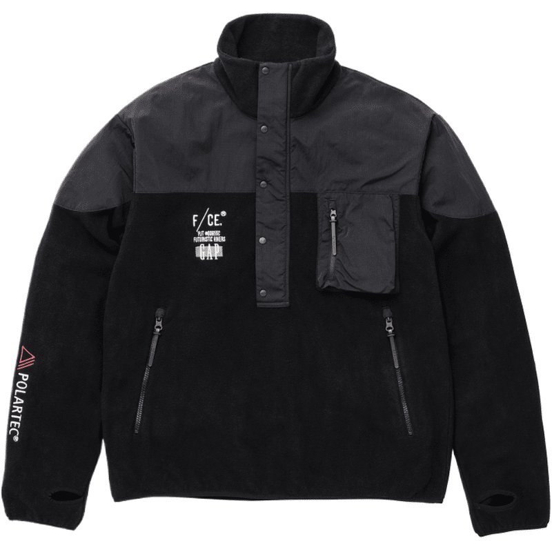 

Свитшот унисекс от F/CE на осень и зиму GAP, Black Patchwork