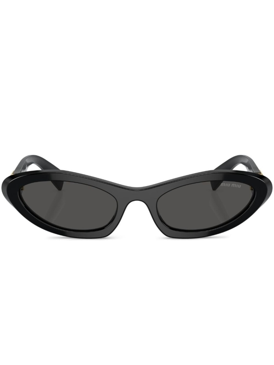 

Miu Miu Eyewear солнцезащитные очки в оправе 'кошачий глаз', черный