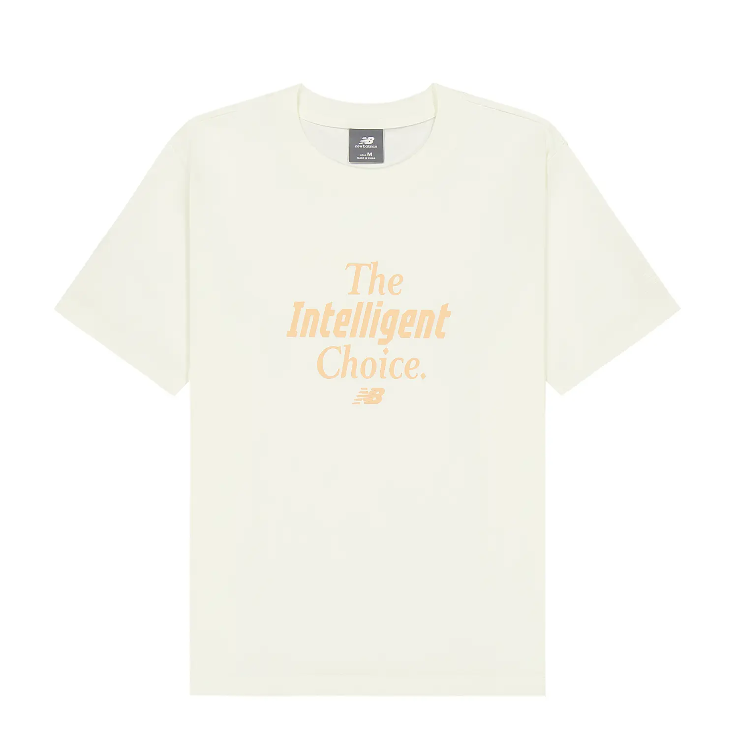 

Футболка SS25 женская New Balance, слоновая кость, Бежевый, Футболка SS25 женская New Balance, слоновая кость