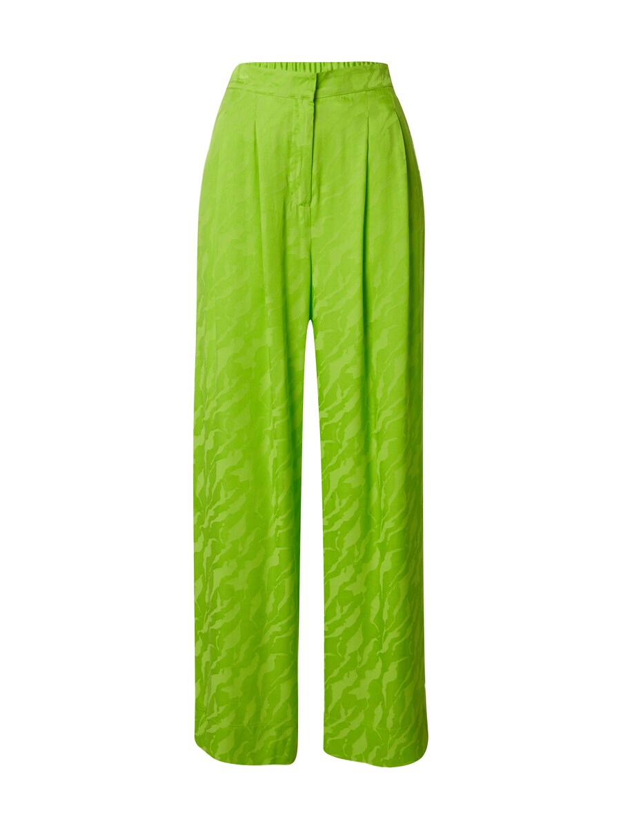 

Широкие брюки со складкой спереди SELECTED FEMME CONSTANZA, цвет Lime/Light green