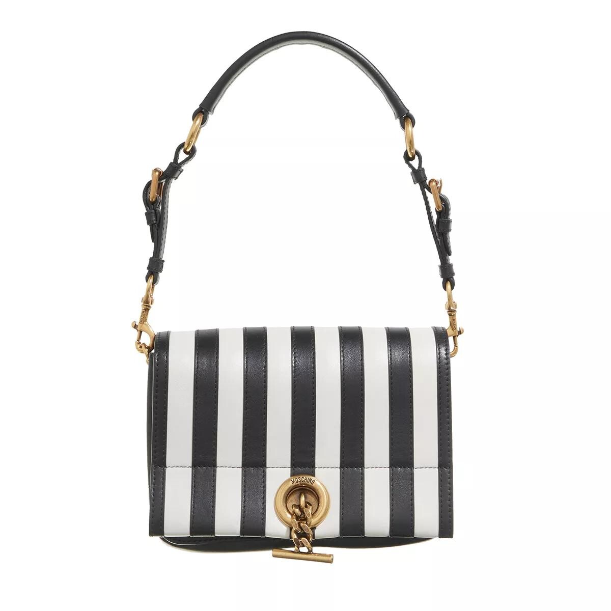 

Сумка через плечо stripes metal с фантазийным принтом Moschino, черный