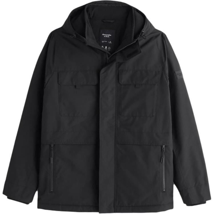 

Abercrombie＆Fitch Куртка мужская черная, Black