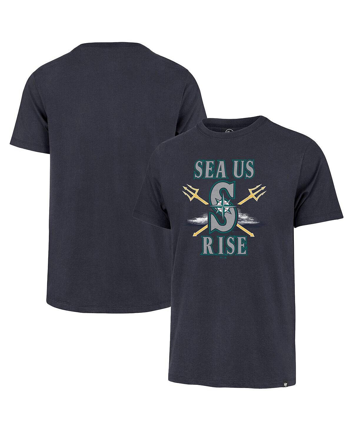 

Мужская темно-синяя футболка Seattle Mariners HR Celebration '47 Brand, Синий, Мужская темно-синяя футболка Seattle Mariners HR Celebration '47 Brand