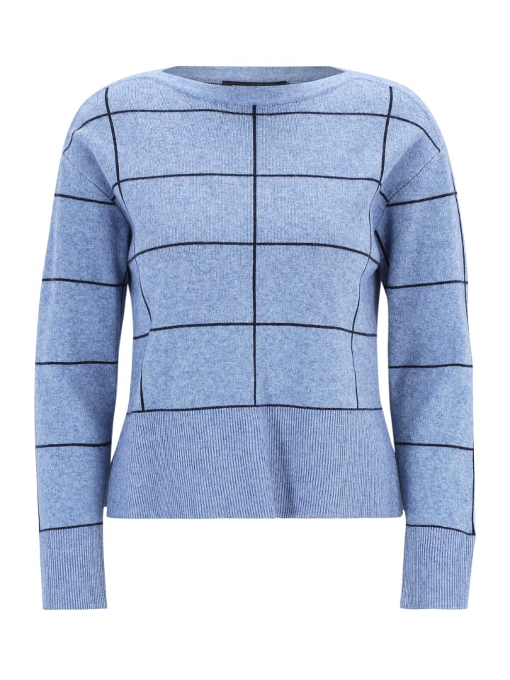 

Пуловер Betty Barclay Strickpullover langarm, цвет Patch Blue/Dark Blue