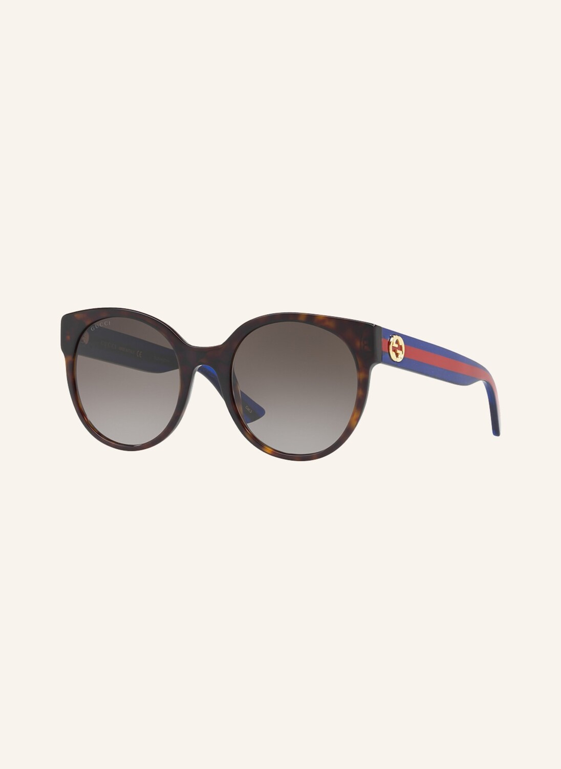 

Солнцезащитные очки gc001661 GUCCI, цвет 1800B1 - HAVANA/BLAU