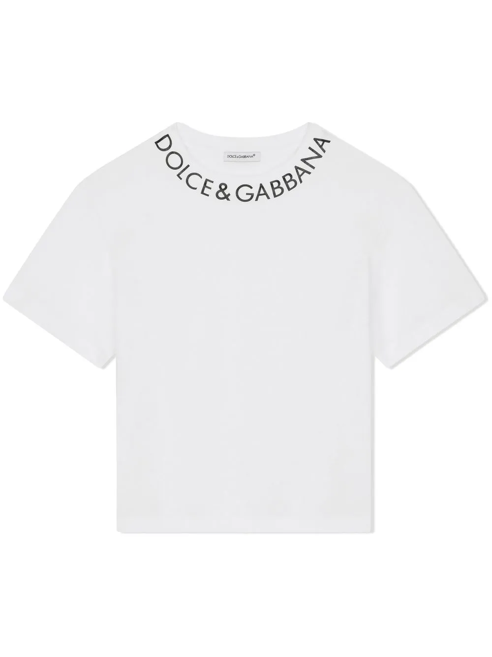 

Футболка с логотипом Dolce & Gabbana Kids, белый