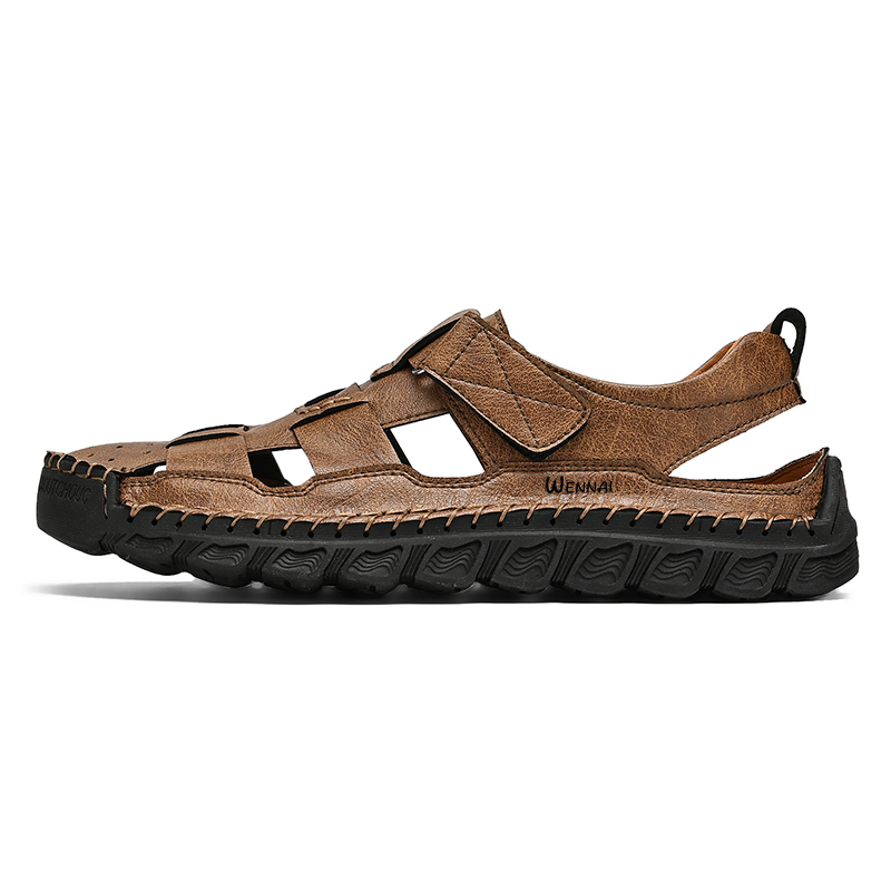 

Wen Nai Износостойкие мужские ботинки для речного треккинга, коричневые