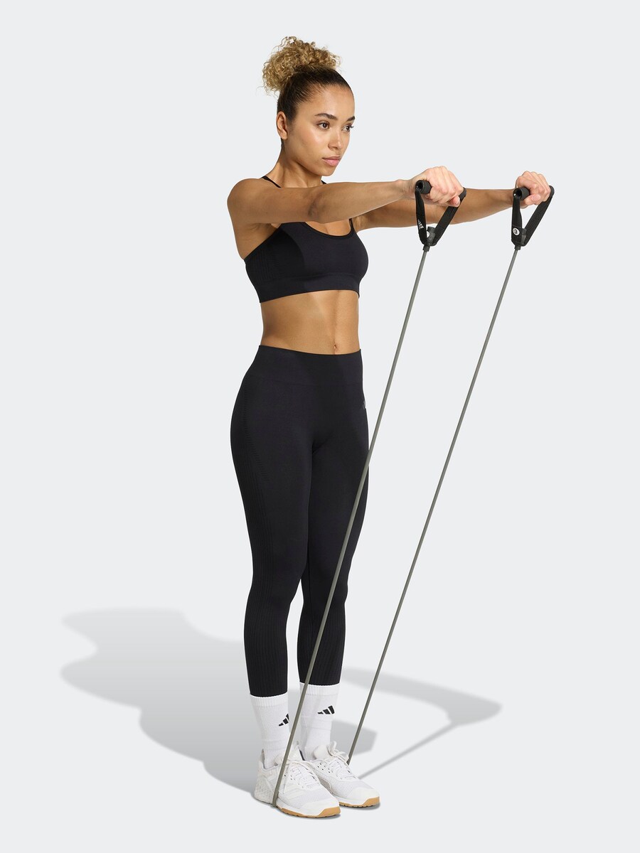 Спортивный бюстгальтер-бралетт ADIDAS PERFORMANCE, черный — фото 2