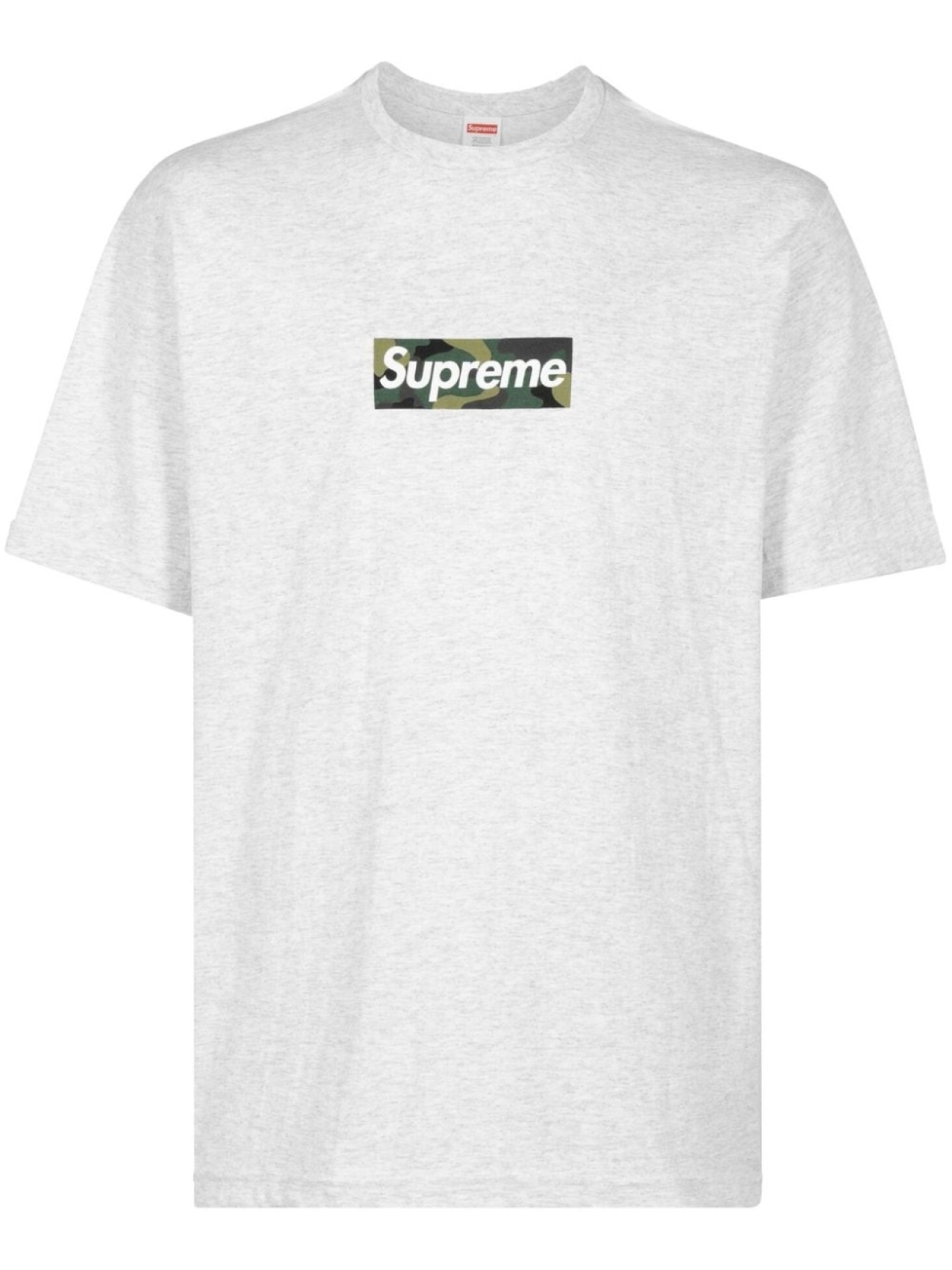 

Supreme футболка с логотипом, серый