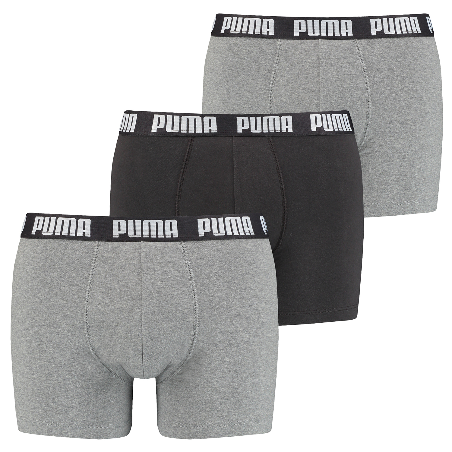 

Боксеры Puma Boxershorts PUMA EVERYDAY BOXER 3P, цвет 004 - Grey Combo