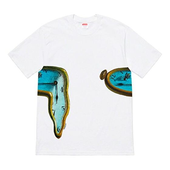 

Футболка ss19 the persistence of memory white tee Supreme, белый