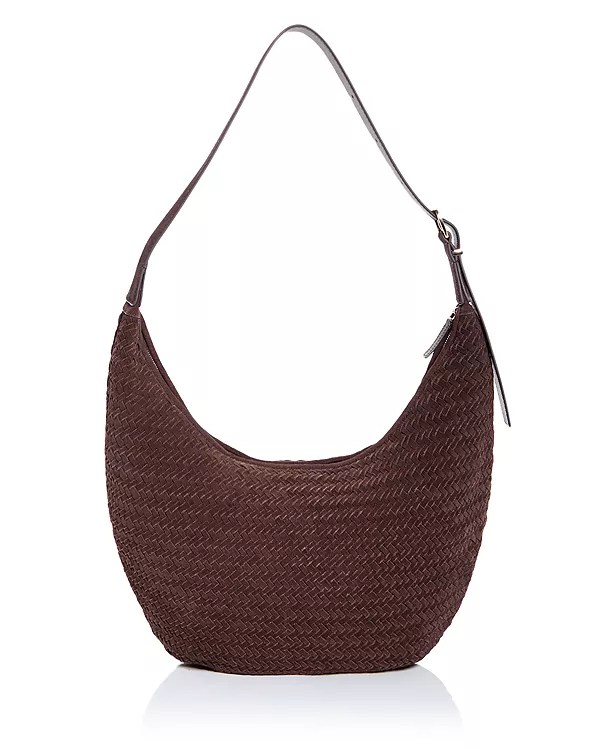 

Сумка через плечо Essential Curve из замши Madewell, коричневый