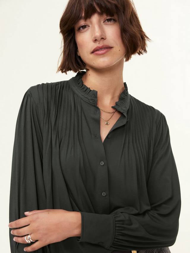 

Топ imken pintuck Baukjen, цвет Deep Khaki