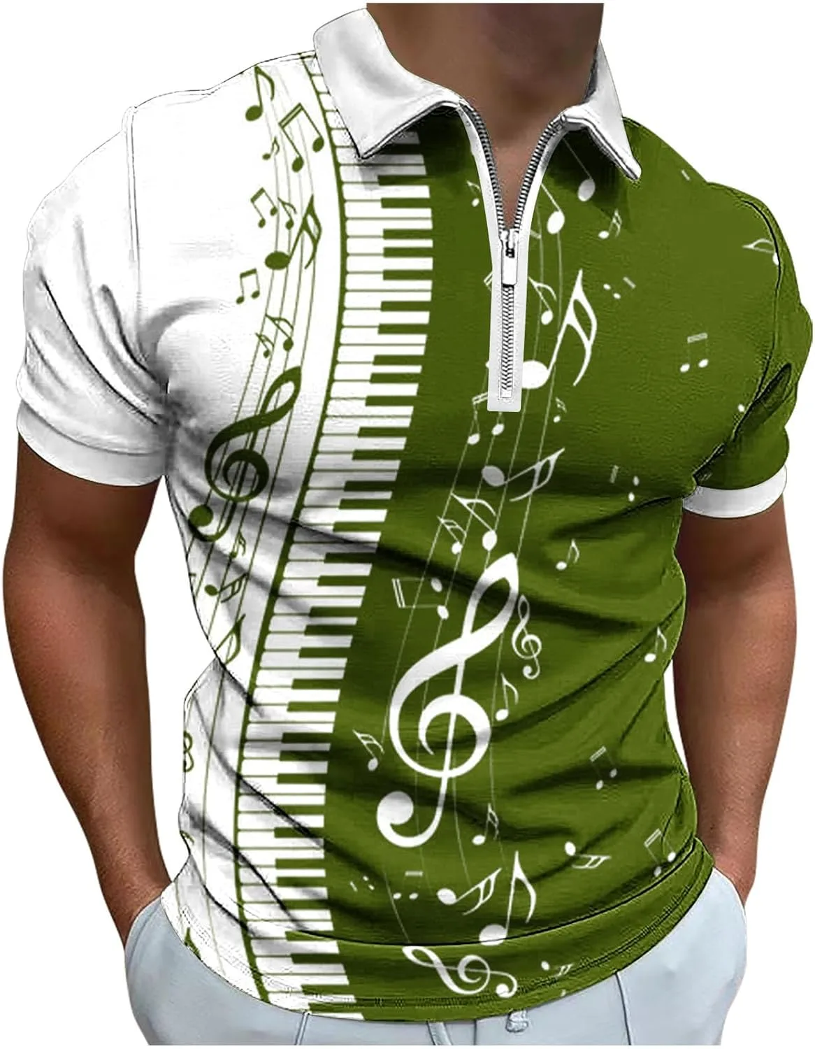 

Футболка Polo для мужчин с коротким рукавом и 3D принтом Zeiyignr