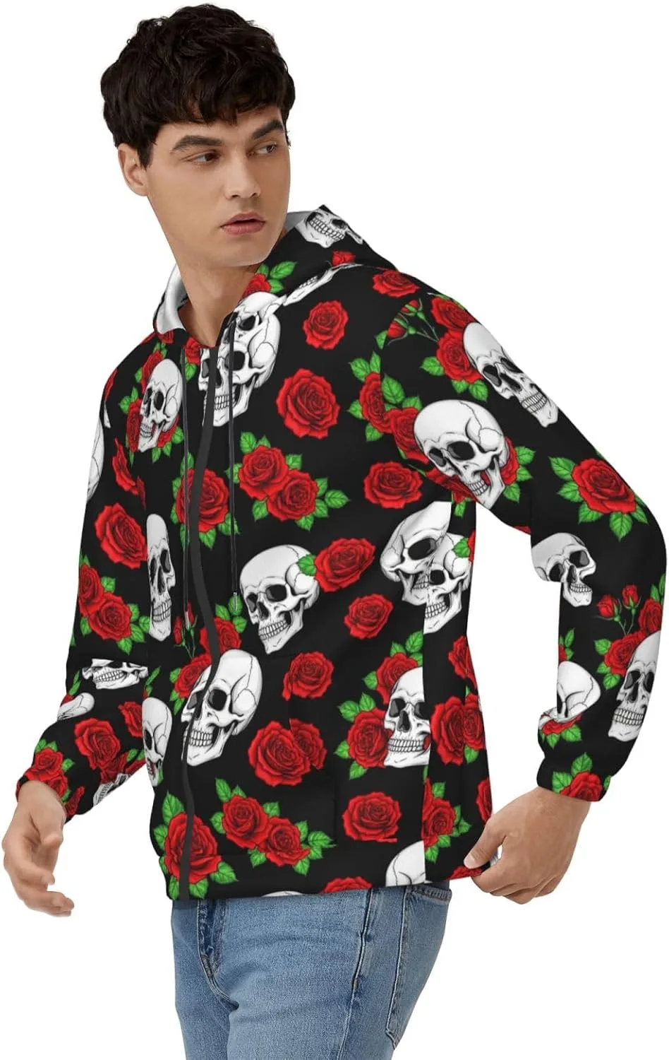 

Мужская толстовка с капюшоном и карманом KATVEESC