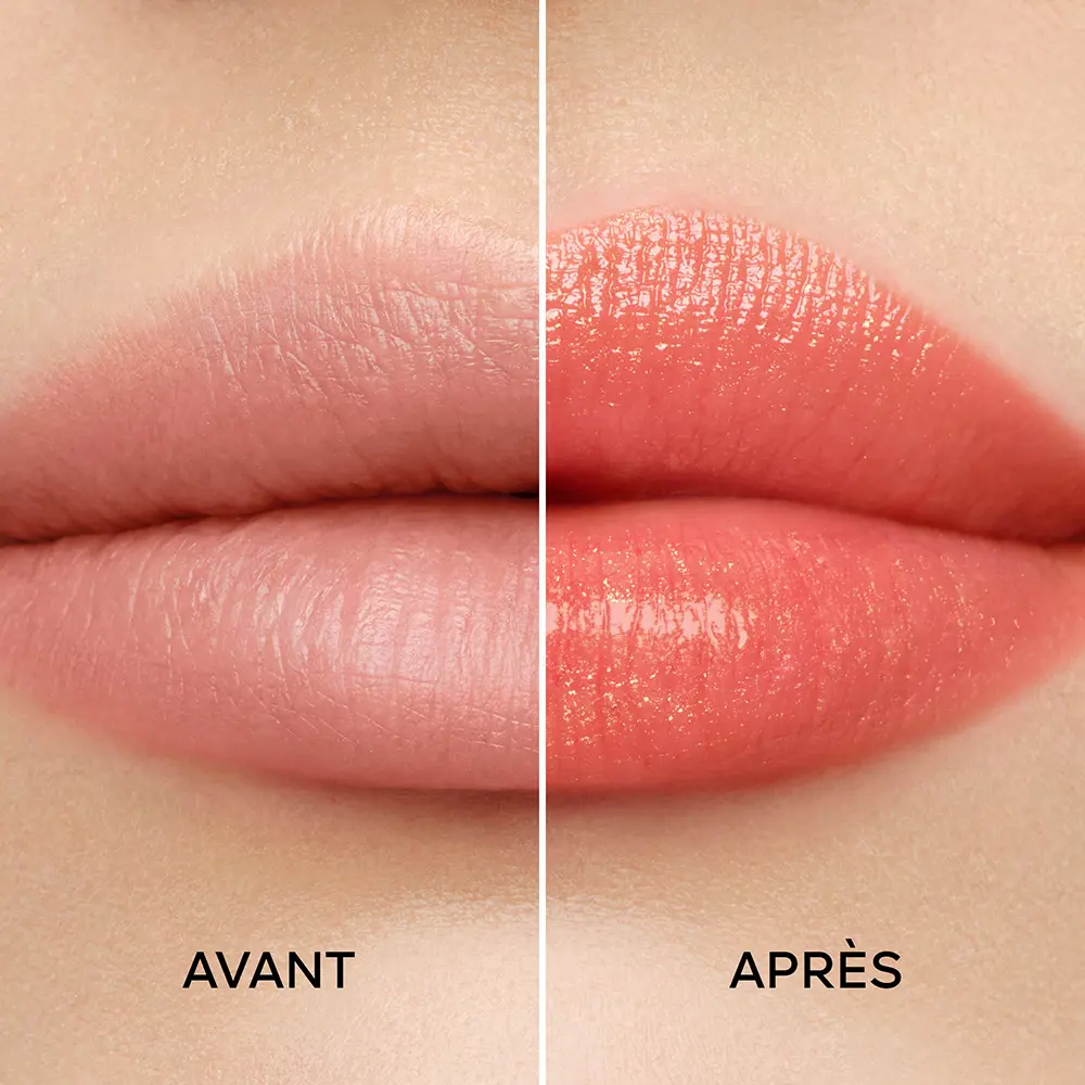 Бальзам для губ Kisskiss bee glow bálsamo labial perlado Guerlain, цвет 389, 3,2 гр. — фото 4