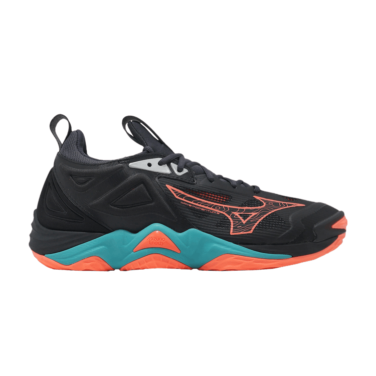 

Кроссовки Wave Momentum 3 'Black Neon Flame', черный