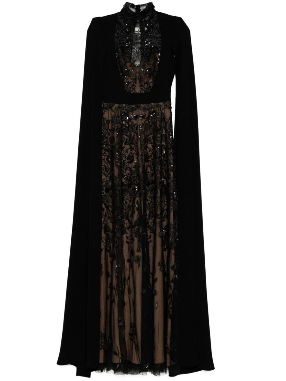 

Вышитое платье от Зухаира Мурада Zuhair Murad, черный