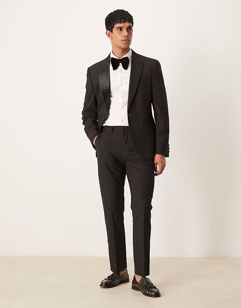 

Узкие брюки-смокинг ASOS DESIGN черного цвета