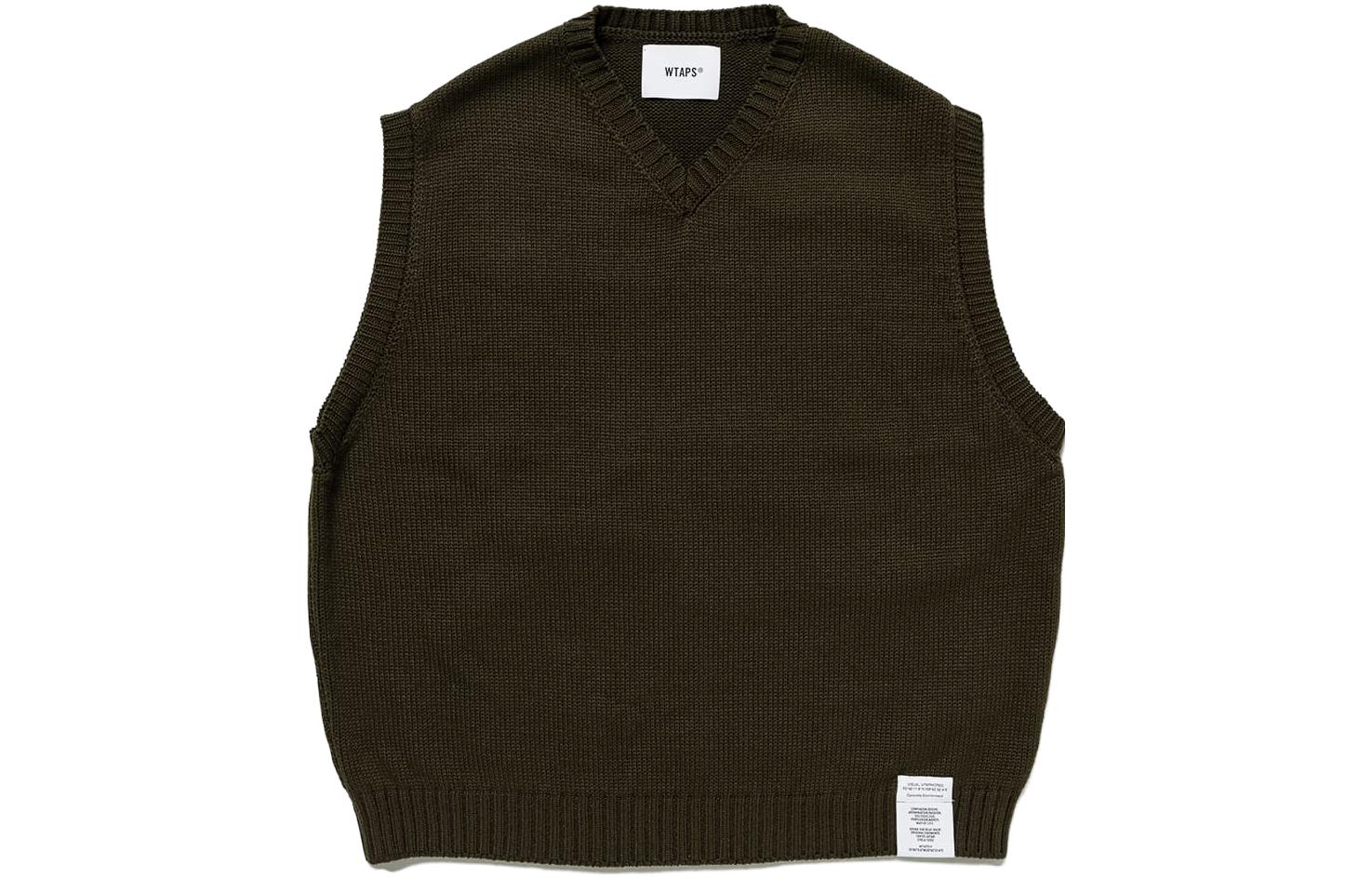 

Майки мужские с V-образным вырезом, средней жесткости, другие Wtaps, оливковый