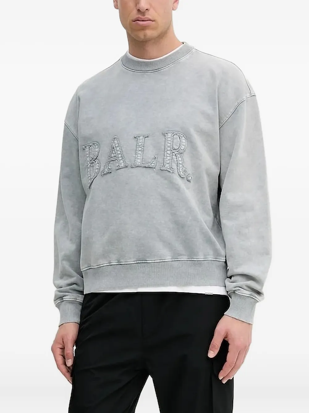 

Толстовка с вышитым логотипом BALR., синий