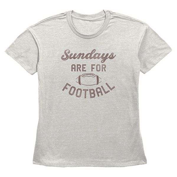 

Футболка женская Sundays are for football basic fit с коротким рукавом Licensed Character