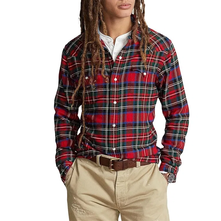 Рубашка Classic Version мужская Polo Ralph Lauren, Red — фото 4