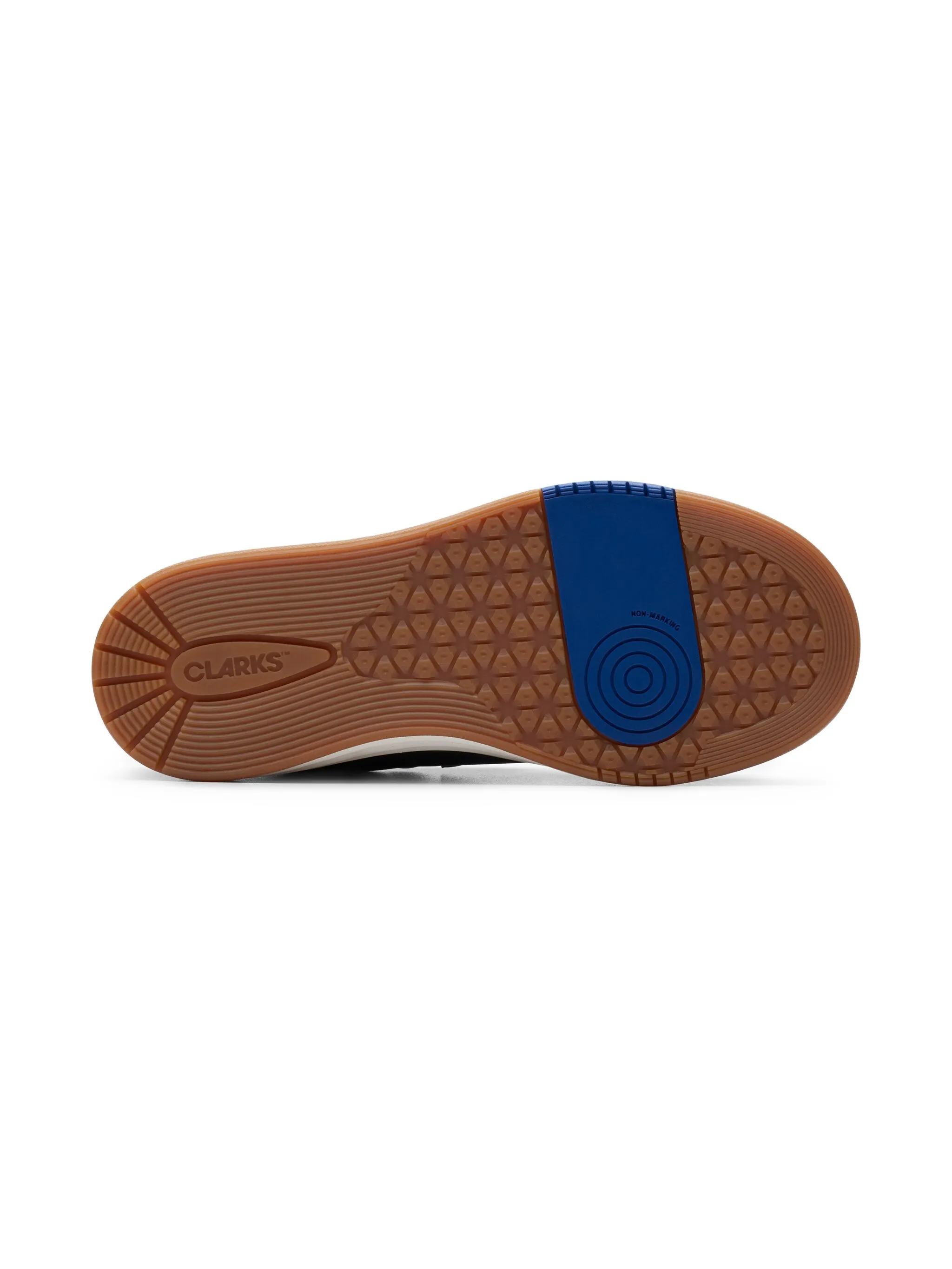 Кожаные кроссовки Clarks Kids, синий — фото 4