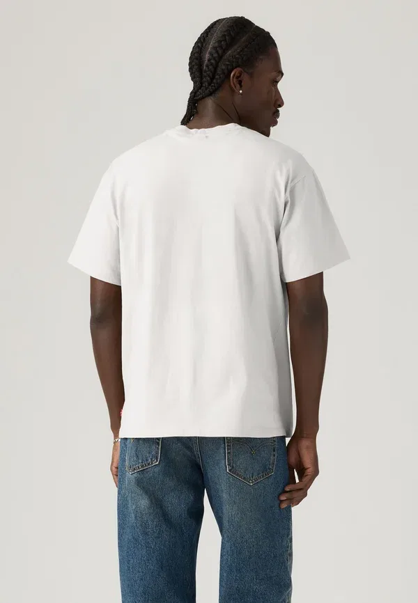 Футболка с принтом Levi's, модель lc sun seeker 2 white plus body, белая — фото 2