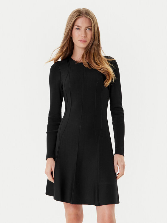 

Вязаное платье slim fit 252TP3640 Twinset, черный