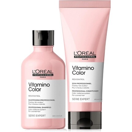

Набор шампуней и кондиционеров Professionnel Serie Expert Vitamino Color, 300 мл и 200 мл, L'Oreal