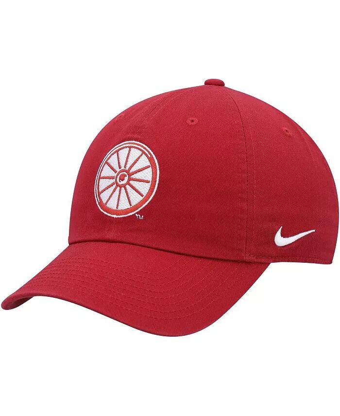 

Мужская малиновая шляпа с регулируемым логотипом и логотипом Oklahoma owners Heritage86 Nike