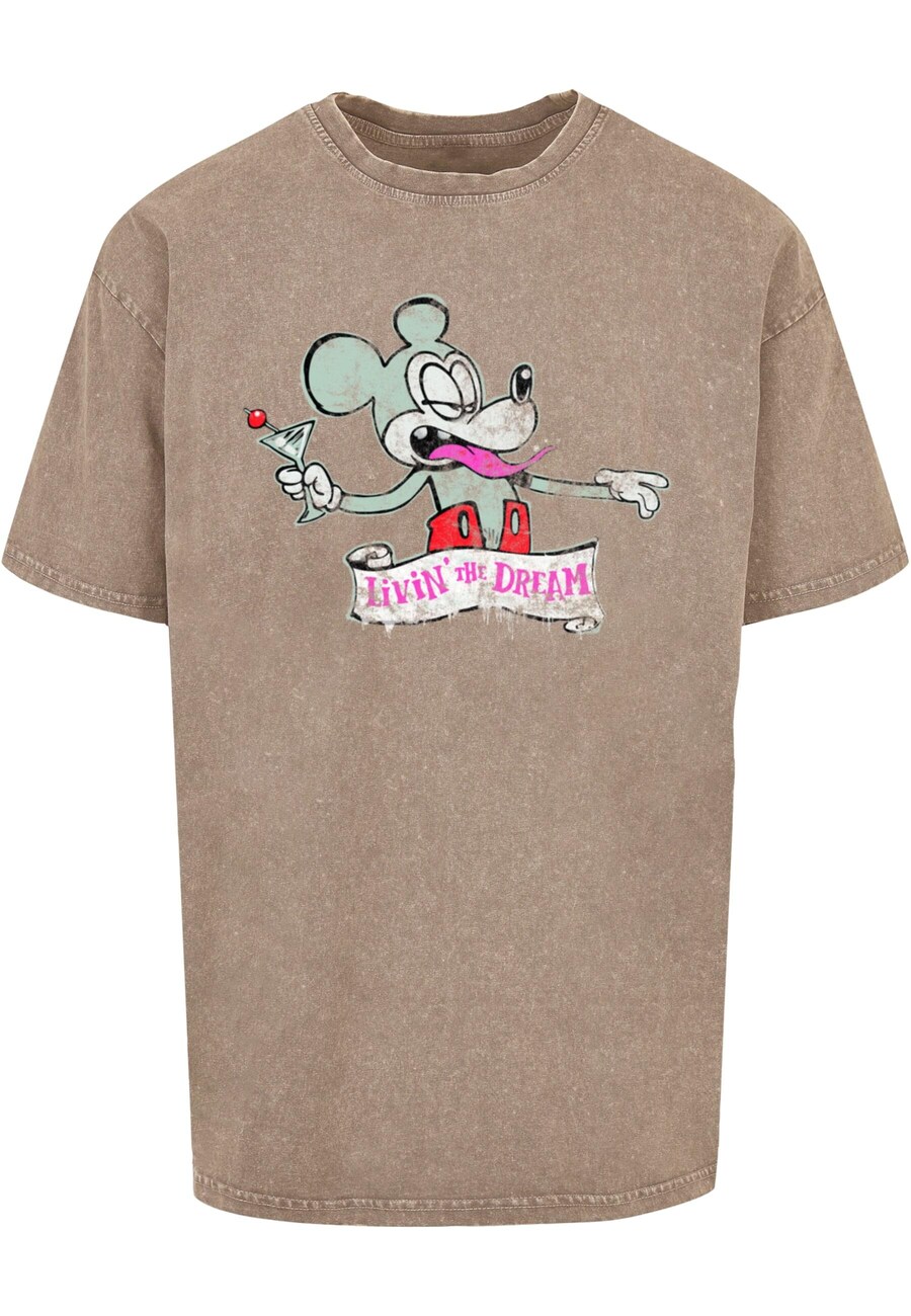 

Рубашка Merchcode Brandalised - Drunk Mick, цвет mottled brown