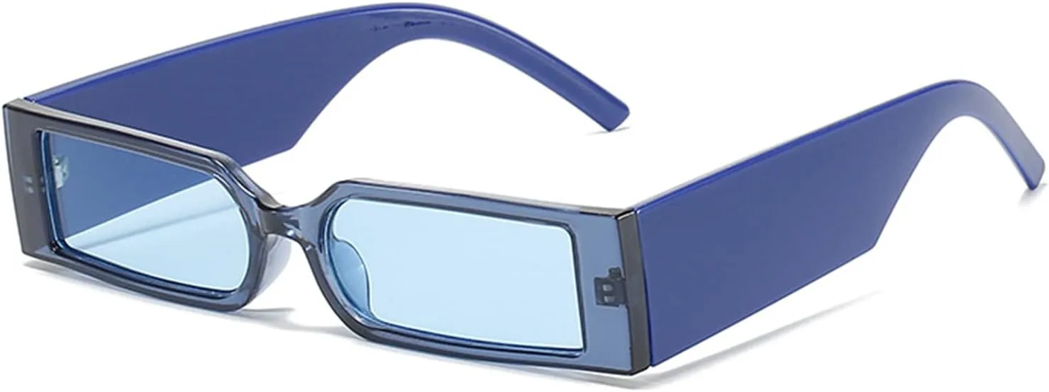 

Мужские солнцезащитные очки для активного отдыха в маленькой оправе, спортивные очки для вождения, женские декоративные солнцезащитные очки Generic, Blue