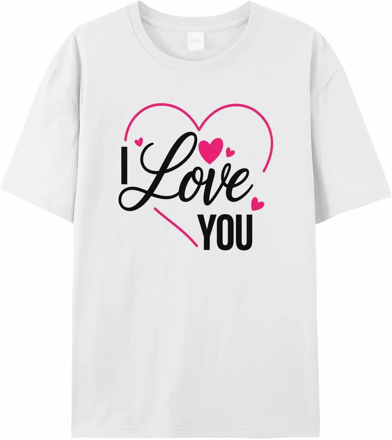 

Футболка мужская Hearts I Love You с коротким рукавом jdudh