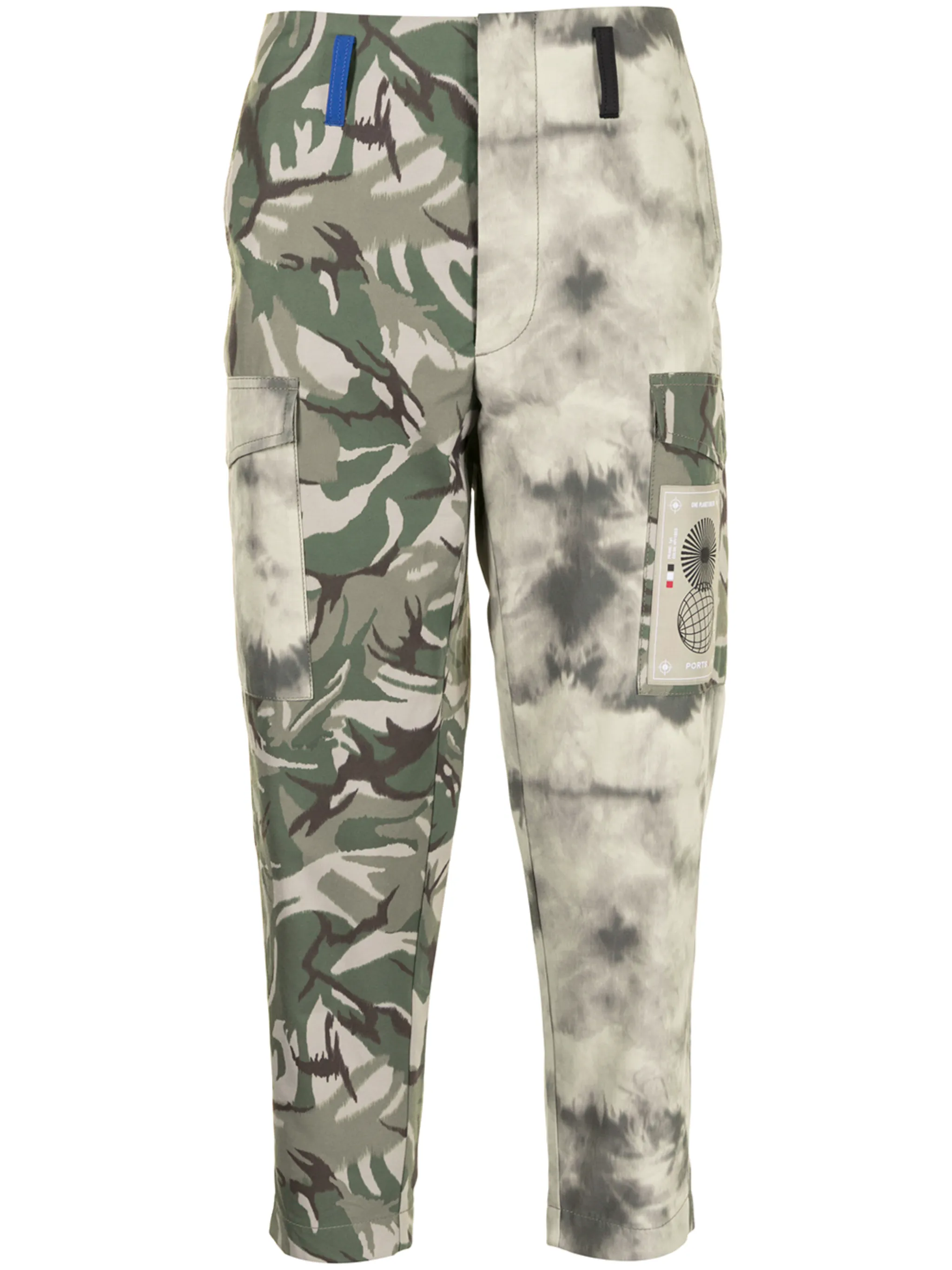 

Зауженные брюки с камуфляжным принтом Ports V, зеленый