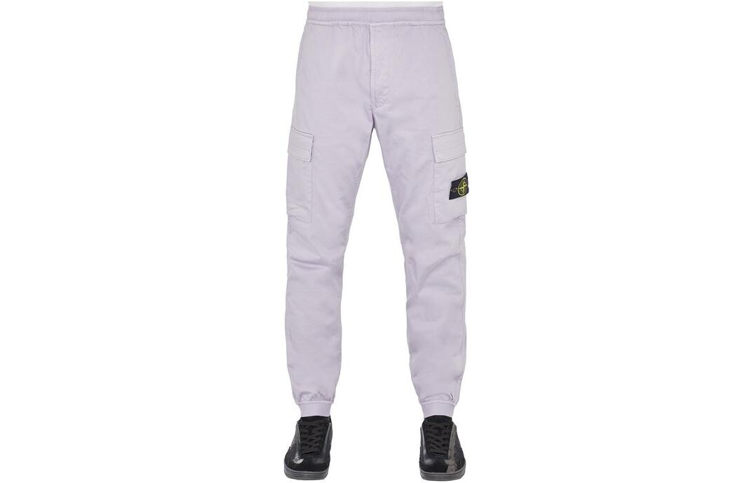 

Повседневные брюки мужские светло-фиолетовые Stone Island, светло-фиолетовый