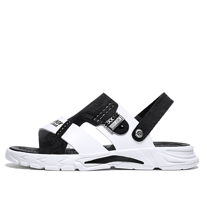 

Резиновые тапочки-слайды с амортизацией и износостойкостью для мужчин Wooden Rabbit, Black