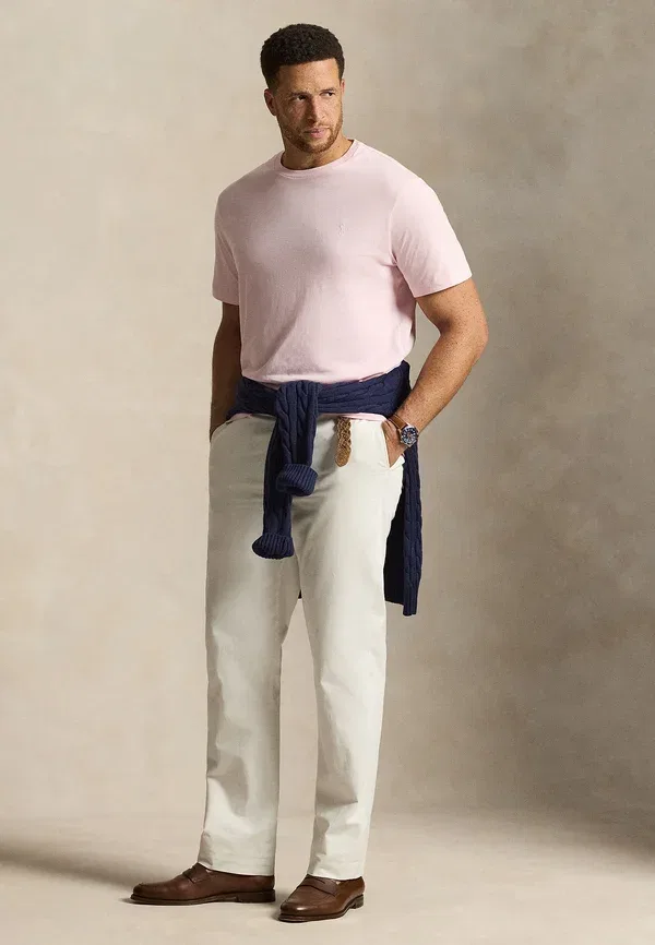Футболка с круглым вырезом Polo Ralph Lauren Big & Tall, цвет ванно-розовый — фото 2